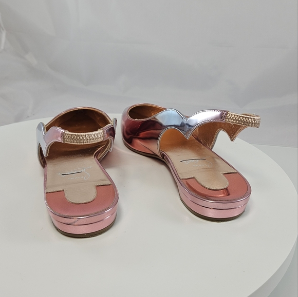 Christian Louboutin Hot Chickita Sling Leather Slingback Flats Size 39 - Picture 10 of 17